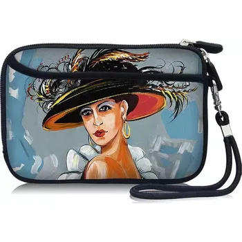 Pouzdro na mobilní telefon Huado pouzdro na mobil Dáma s kloboukem