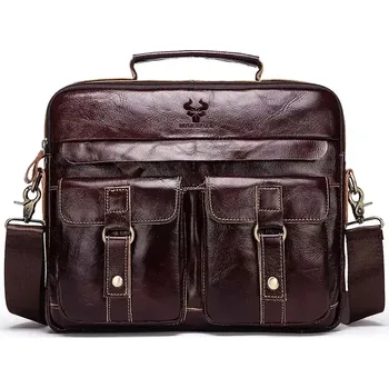 Humerpaul pánská kožená brašna Holger Hnědá 9L