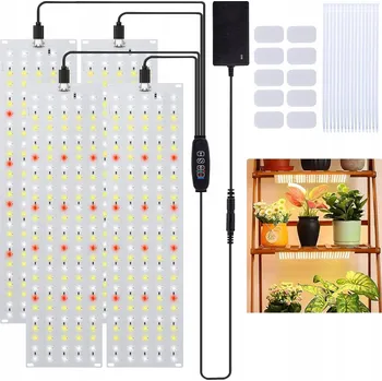 LED osvětlení LED pásek pro pěstování rostlin, GROW, 30 cm, 540 LED diod, 40 W, IP44
