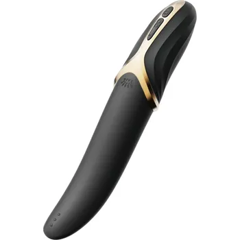 Vibrátor Zalo Eve - nabíjecí hřejivý rotační vibrátor (černý)