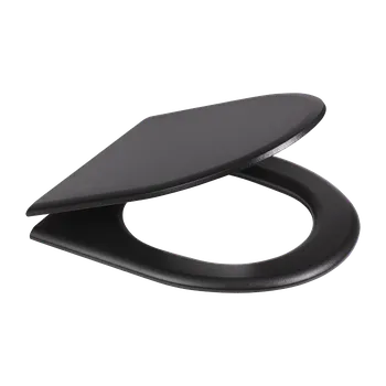 WC sedátko Sanela - WC sedátko s poklopem, černá SLZN 31C