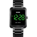 Skmei 1505 celokové LED hodinky Green Fusion Černé