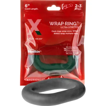 Perfect Fit Ultra Wrap 6 - silný erekční kroužek - černý (15cm)