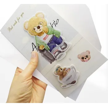 Přání, 3D samolepky medvědů