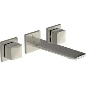 Ideal Standard Conca - Umyvadlová baterie pod omítku s kohoutkovým ovládáním, ušlechtilá ocel A7445GN