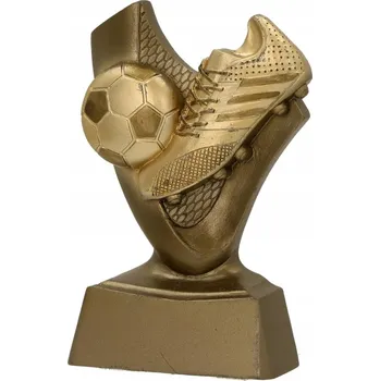 Figurka Odlévaná figurka fotbalového míče RP4010, 10 cm s cedulkou