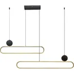 RABALUX 72268 Circado závěsné svítidlo LED 48W/2550lm 3000K černá/ zlatá, bílá