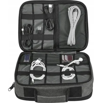 Úložný box TOPMOVE organizér, taška na příslušenství ŠEDÁ