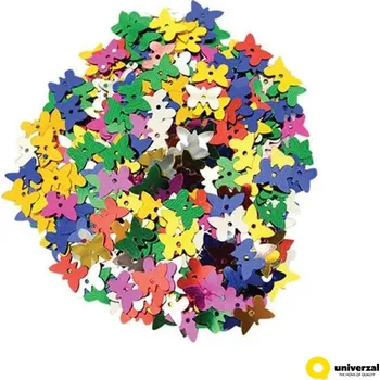 Konfeta Dekorativní konfety motýlci 11 x 8 mm