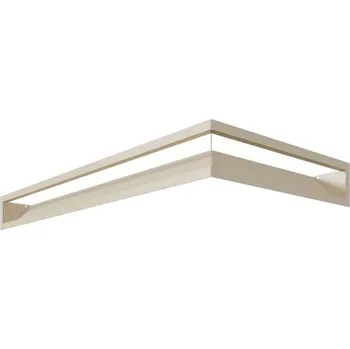 KRATKI 800 x 400 x 90 Luft Levá krémová SF krbová mřížka