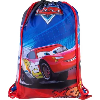 Školní sáček Sáček na přezůvky a cvičební úbor - CARS, rozměry 430 x 320 mm