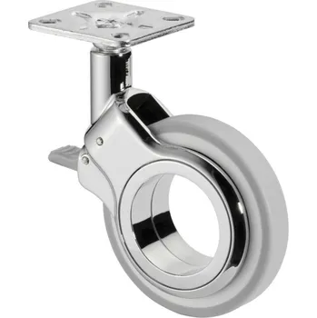 Kolečko Designové otočné kolečko s brzdou - deska MI-F383.075