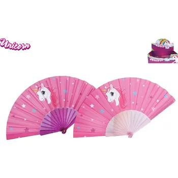 Figurka Unicorn vějíř 23cm 2barvy