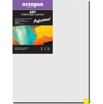 Textilie Malířské plátno OCTOPUS Professional 350 g 30 x 60 cm