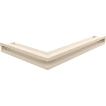 KRATKI 600 x 400 x 60 Luft pravá krémová SF krbová mřížka