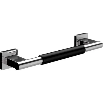 Madlo do koupelny Emco System 2 - Madlo k vaně 415 mm, černá-chrom 357021200