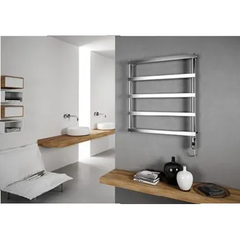 Radiátor Cordivari Alessandra Electric - Radiátor 1300x530 mm s ručním zapnutím/vypnutím, leštěná nerez 3581680400005