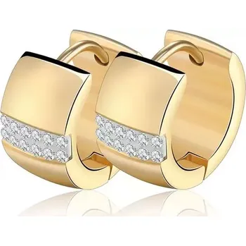 Náušnice Ocelové Náušnice kruhy Loius Zlaté