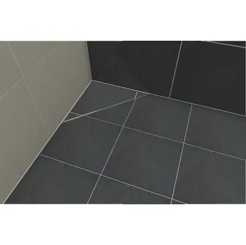 Odvodňovací žlab Sprchový rošt TRIANGEL, 300x300 mm, dekor pro dlažbu, V0530-030