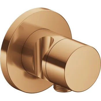 Vodovodní baterie Keuco IXMO - Dvoucestný přepínací ventil podomítkový s napojením hadice a držákem sprchy, kartáčovaný bronz 59556030201