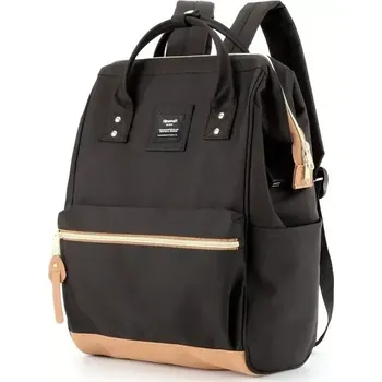 Městský batoh Himawari sportovní batoh s USB Peggy Černý 19L