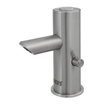Vodovodní baterie Sanela - Piezo antivandalová nerezová umyvadlová směšovací baterie, 24 V DC