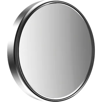 Kosmetické zrcátko Emco Cosmetic mirrors Pure - Nástěnné holící a kosmetické zrcadlo, nalepovací verze, Ø 152 mm, 5 násobné zvětšování, chrom 109800126