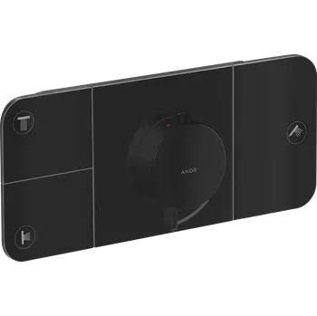 Vodovodní baterie AXOR One modul termostatu pod omítku pro 3 spotřebiče, matná černá 45713670