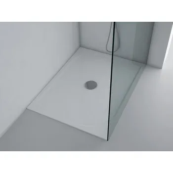 Sprchová vanička Vima 129 - Vanička s protiskluzem, litý mramor, 120x90cm