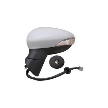 Auto zrcátko Levé zpětné zrcátko FORD FIESTA | 2013-2017 | elektrické, elektricky sklápěné, vyhřívané, pro lak | VIEWMAX