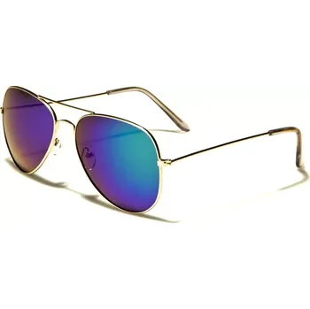 AIR FORCE zlaté Sluneční brýle Aviator Modro-zelené