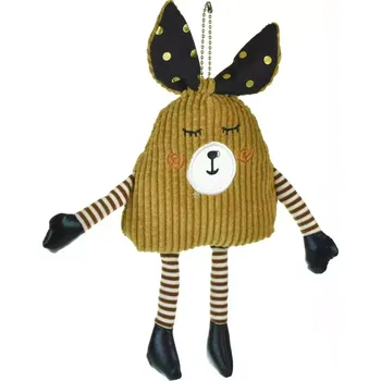 Lifestyle Přívěšek na batoh Laila s mašlí Hnědá