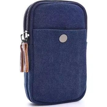 Ledvinka Canvasio plátěné Pouzdro na opasek Outdoor Modré