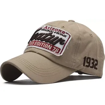 Kšiltovka Čepice s kšiltem Bavlněná Kšiltovka Featur Hnědá