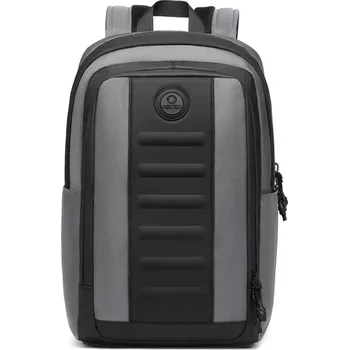 Městský batoh Ozuko studentský školní batoh Dubhán Šedý 18L