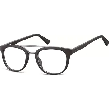 Brýlová obroučka Ovalné brýle bez dioptrii Reverend - černé