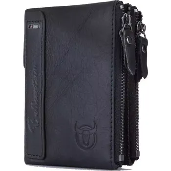 Peněženka Bullcaptain kožená peněženka Albuin Černá