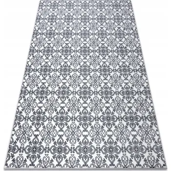 Koberec KOBEREC ARGENT 133x190 cm KVĚTY šedý #AT3925