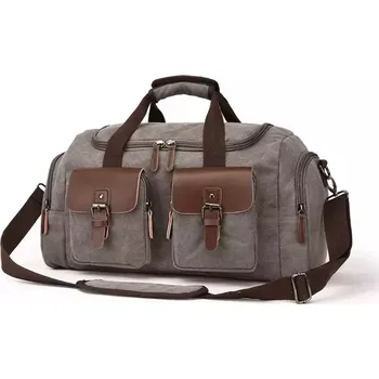 Canvasio cestovní plátěná taška Cerullo Šedá 33L