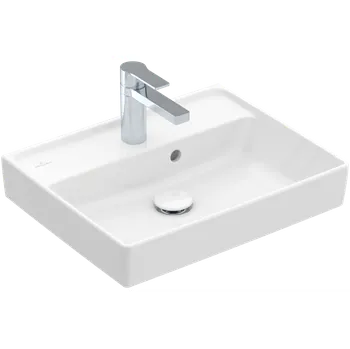 Umyvadlo Villeroy & Boch Collaro - Umyvadlo 500x400 mm, s přepadem, alpská bílá 43345G01