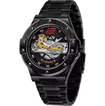 Hodinky FORSINING pánské automatické hodinky Entrant MXB1 Černé