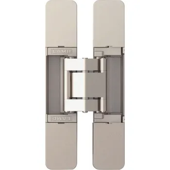 Nábytkové kování Nastavitelný skrytý pant (nikl) pro bezfalcové dveře HES3D-E160DN