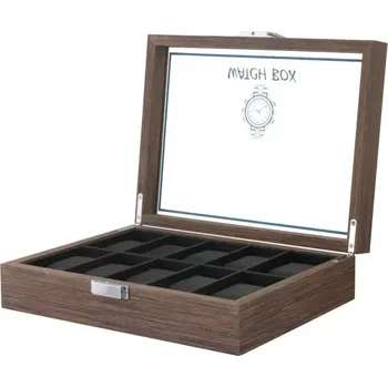 Box na hodinky Organizér na hodinky 10 komor Jakov hnědý