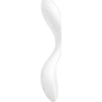 Vibrátor Satisfyer Rrrolling - pohyblivý G-bod vibrátor s kuličkou (bílý)