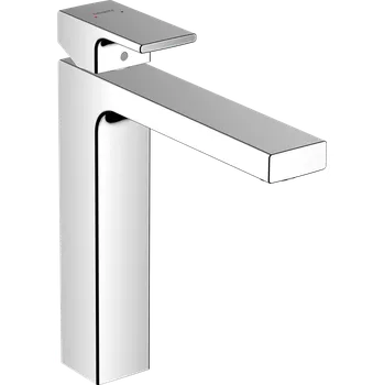 Vodovodní baterie Hansgrohe Vernis Shape Páková umyvadlová baterie 190 s odtokovou soupravou s táhlem, chrom 71562000