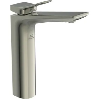 Ideal Standard Conca - Umyvadlová baterie vysoká s odtokovou garniturou, ušlechtilá ocel BC757GN