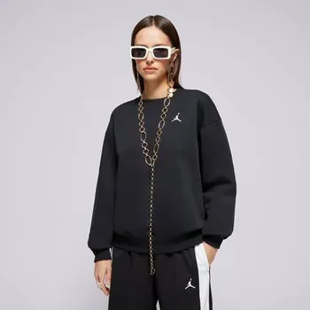 Dámská mikina Jordan Mikina W Brkln Flc Crew 24 Černá S