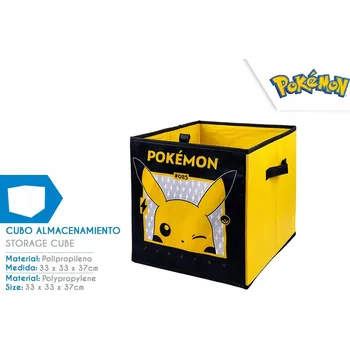 úložný prostor na hračky Úložný box na hračky Pokemon