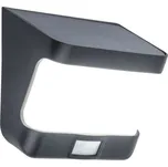 LUTEC 6939101330 TRY exteriérové solární nástěnné svítidlo LED 8W 500lm 5000K IP54 černá, pohybový senzor