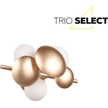 Nástěnné svítidlo TRIO SELECT 217400379 BUBBLE nástěnné svítidlo 3xG9 zlatá, bílá